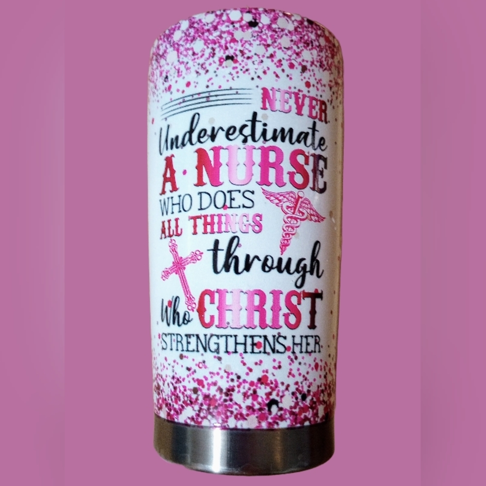 Nurse "Kim" Tumbler Stainless Steel by Cupbase